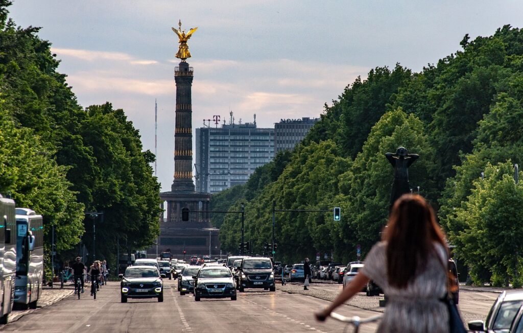 berlin, city, road